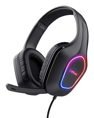 Trust GXT 416 ZIROX Headset Wired Head-band Gaming USB Type-A Black Trust GXT 416 ZIROX Headset Wired Head-band Gaming USB Type-A Black